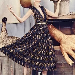 Dolce & Gabbana runway metallic fringe dress